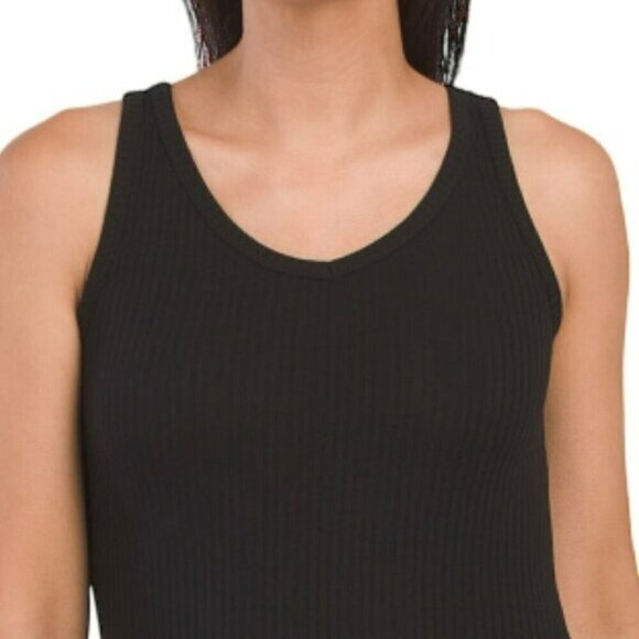 NWT Rachel Zoe V-neck Ribbed V-neck Tank Top - Picture 2 of 5